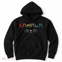 Kamala Harris Funny Cat Lettering Positive Gift Hoodie thumb 0