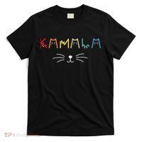 Kamala Harris Funny Cat Lettering Positive Gift T-Shirt thumb 0