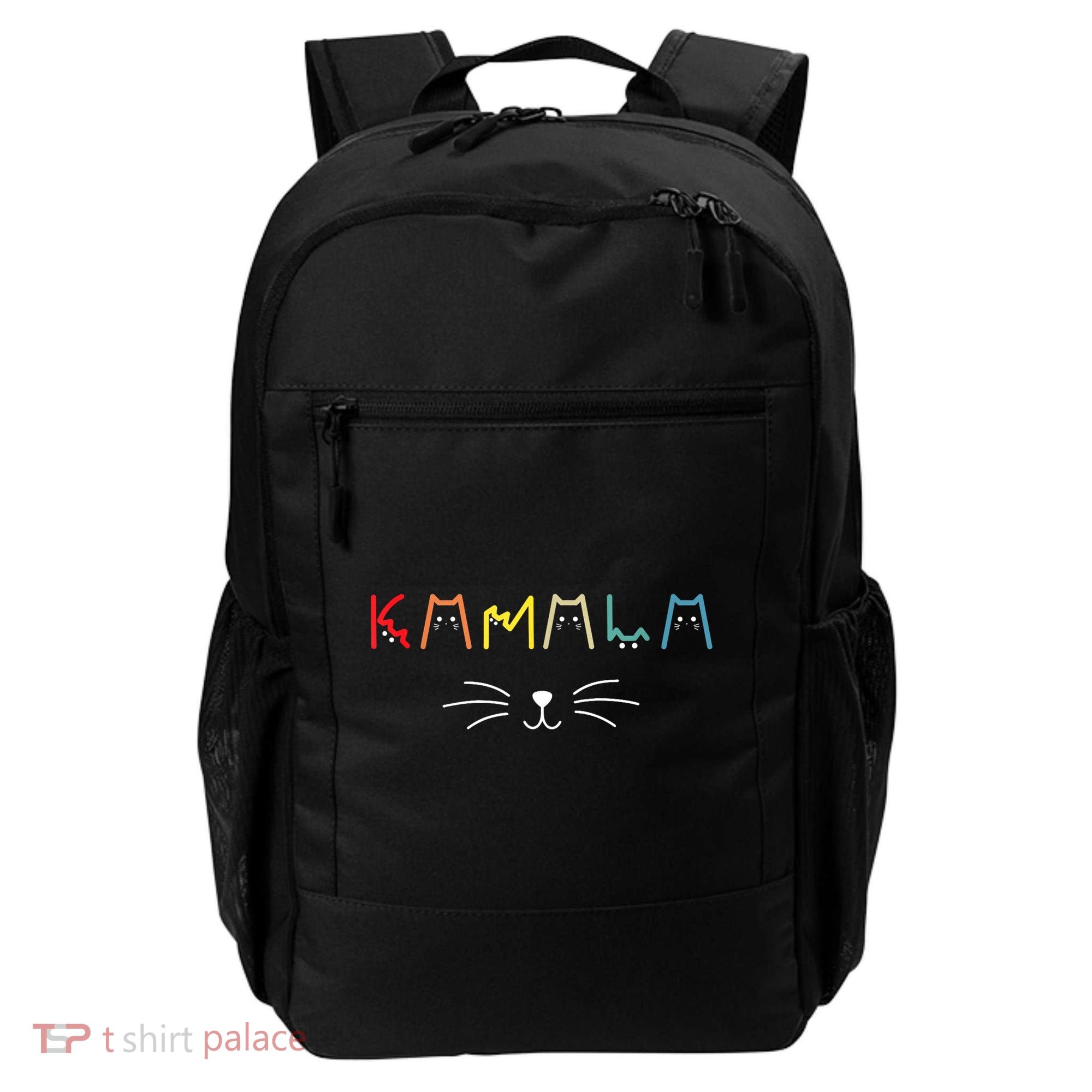 Kamala Harris Funny Cat Lettering Positive Gift Backpack