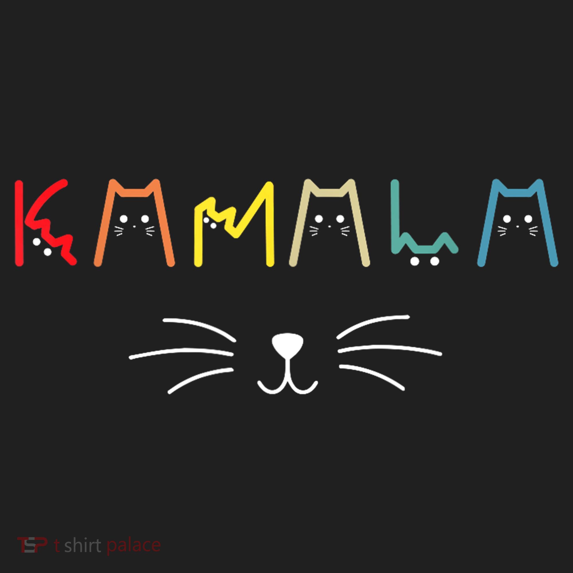 Kamala Harris Funny Cat Lettering Positive Gift Beanie