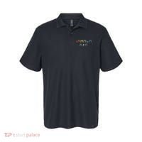 Kamala Harris Funny Cat Lettering Positive Gift Polo thumb 0