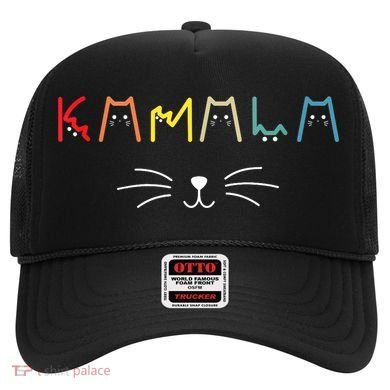 Kamala Harris Funny Cat Lettering Positive Gift Hat