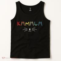 Kamala Harris Funny Cat Lettering Positive Gift Tank Top thumb 2
