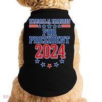 Kamala Harris For President 2024 Doggie Tank thumb 0