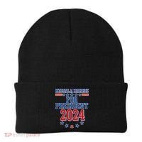 Kamala Harris For President 2024 Beanie thumb 0