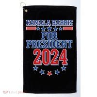 Kamala Harris For President 2024 Golf Towel thumb 0