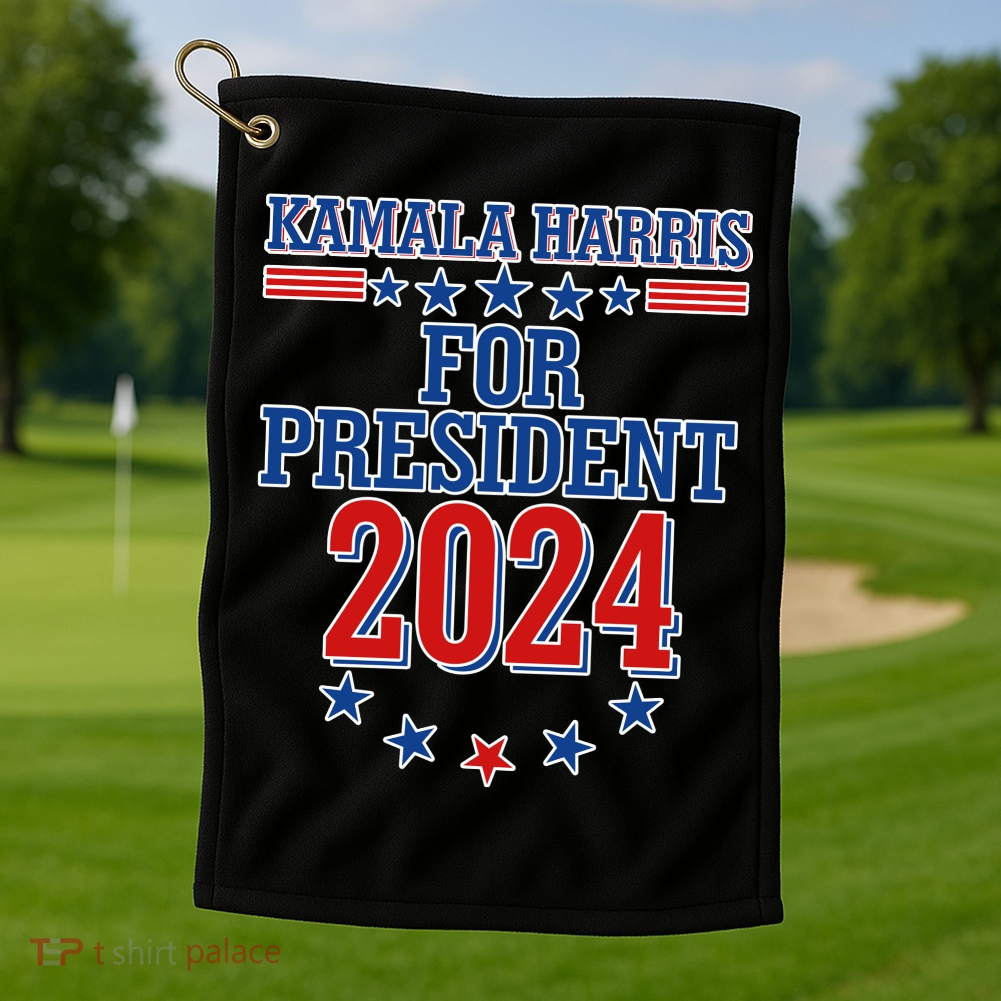 Kamala Harris For President 2024 Golf Towel