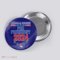 Kamala Harris For President 2024 Button thumb 0
