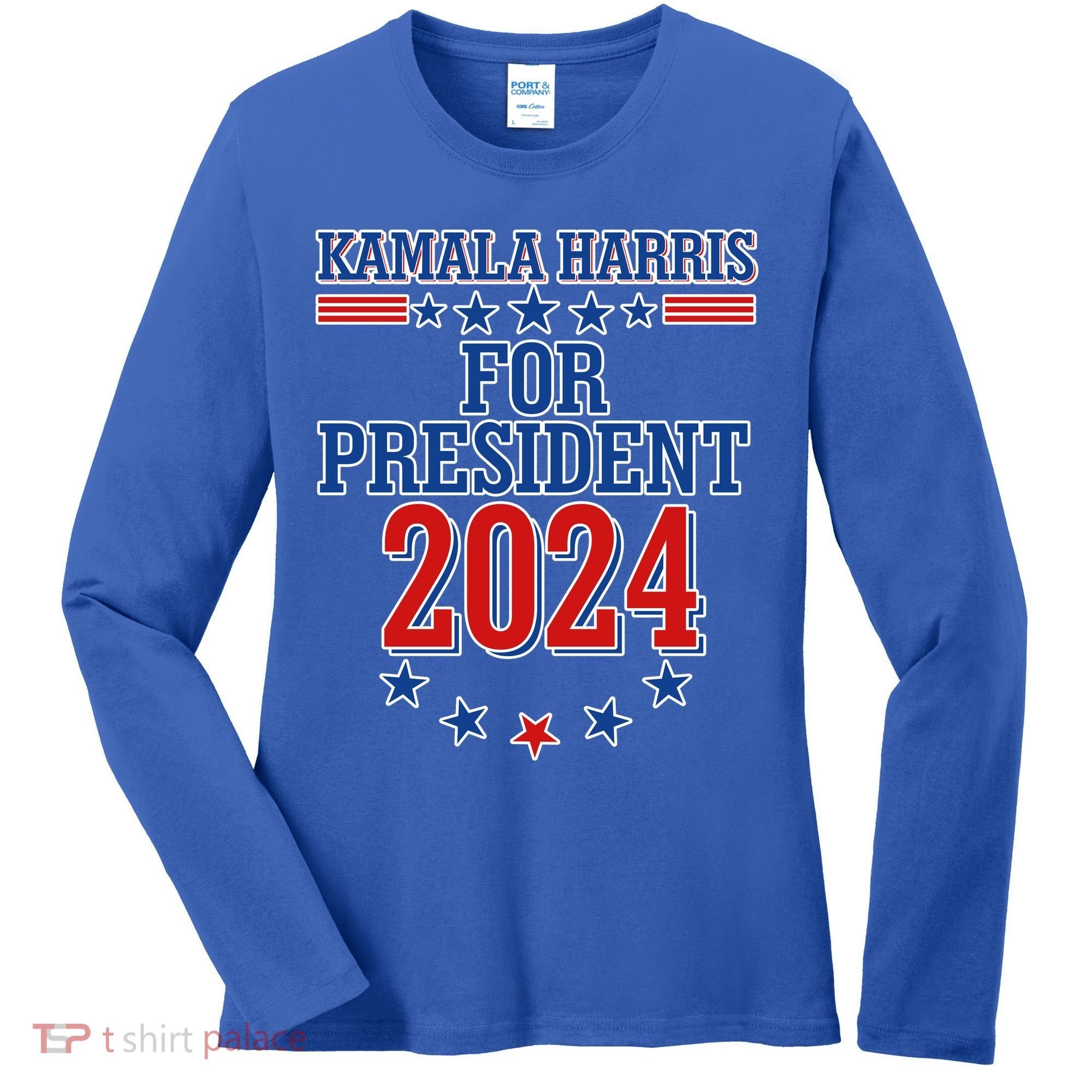Kamala Harris For President 2024 Women's Long Sleeve Shirt