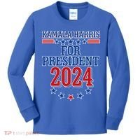 Kamala Harris For President 2024 Kids Long Sleeve Shirt thumb 0