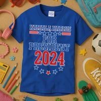 Kamala Harris For President 2024 Kids T-Shirt thumb 3