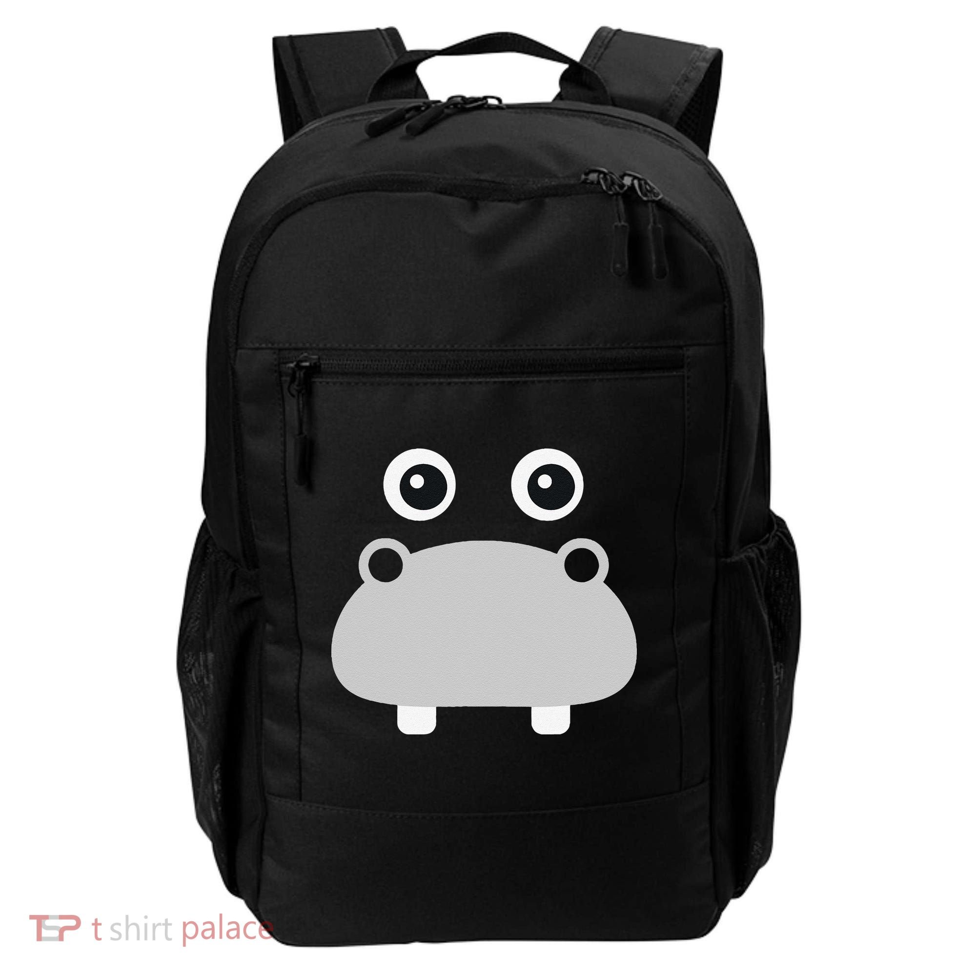 Kawaii Hippo Face Easy Halloween Costume Backpack