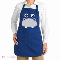 Kawaii Hippo Face Easy Halloween Costume Apron thumb 2