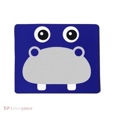 Kawaii Hippo Face Easy Halloween Costume Mousepad