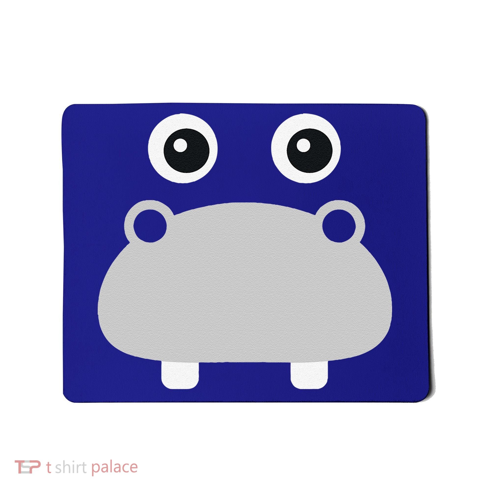 Kawaii Hippo Face Easy Halloween Costume Mousepad