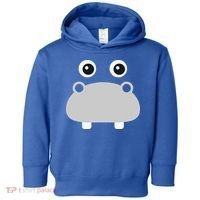 Kawaii Hippo Face Easy Halloween Costume Toddler Hoodie thumb 0