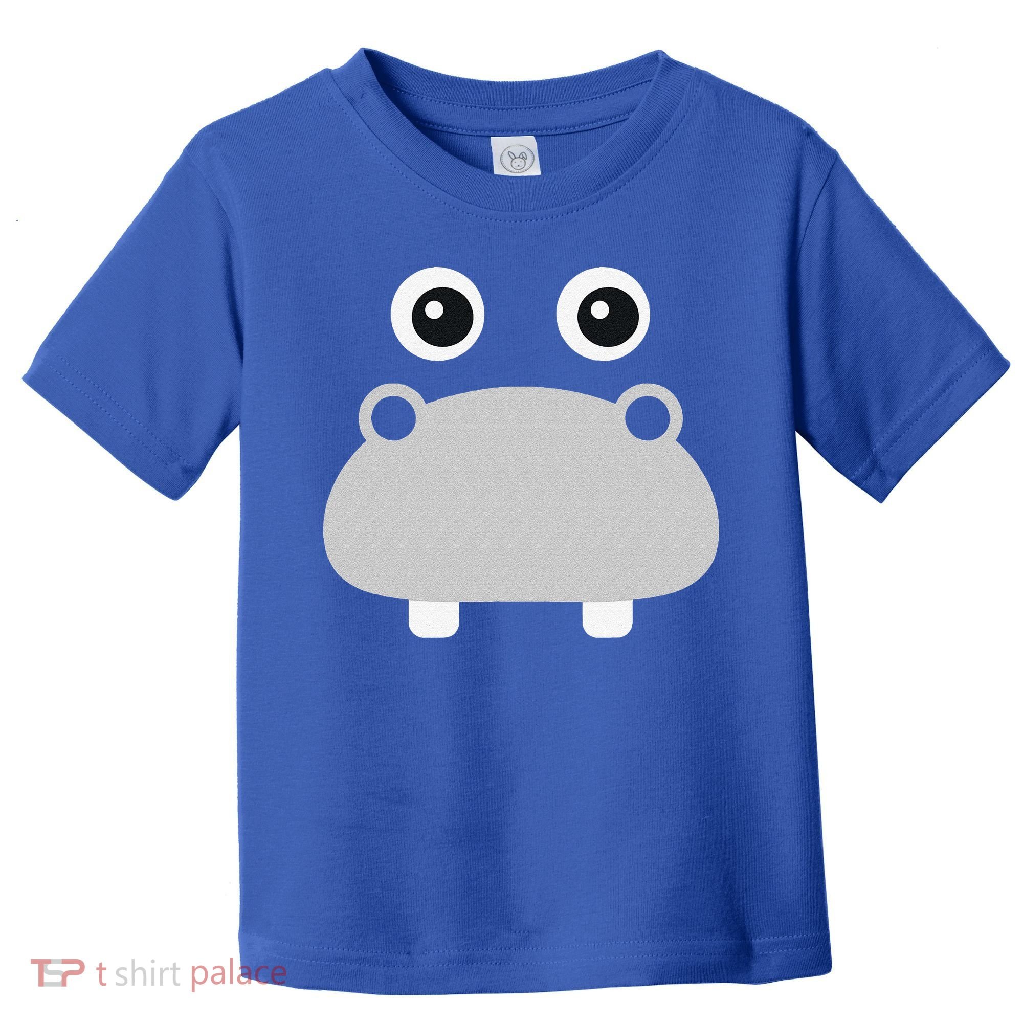 Kawaii Hippo Face Easy Halloween Costume Toddler T-Shirt