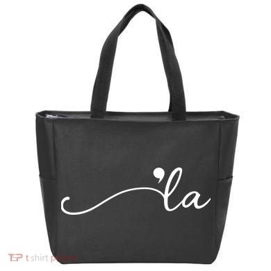 Kamala Harris Funny Comma La Eleciton Tote Bag