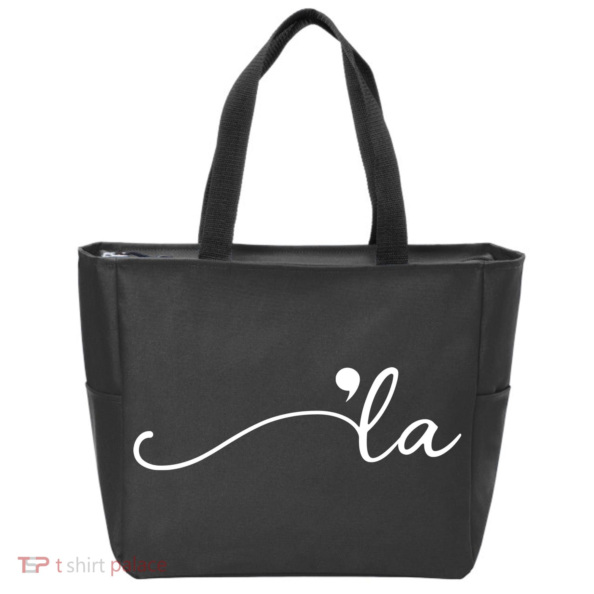 Kamala Harris Funny Comma La Eleciton Tote Bag