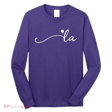 Kamala Harris Funny Comma La Eleciton Long Sleeve Shirt
