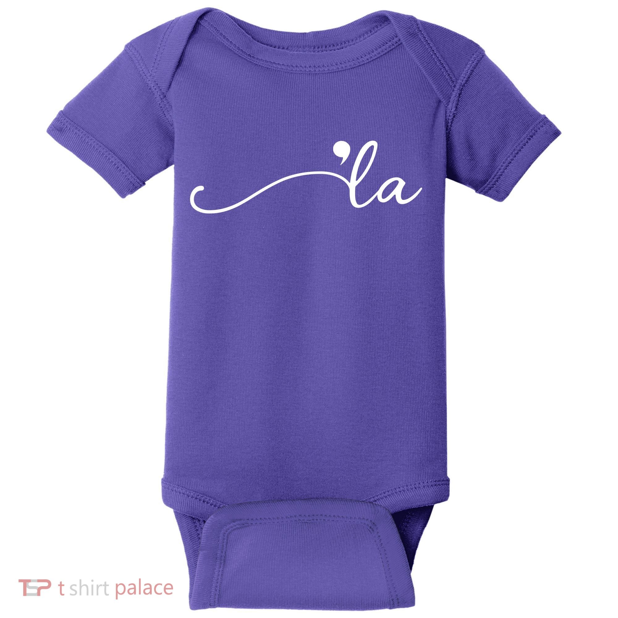 Kamala Harris Funny Comma La Eleciton Baby Bodysuit