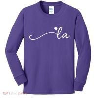 Kamala Harris Funny Comma La Eleciton Kids Long Sleeve Shirt thumb 0