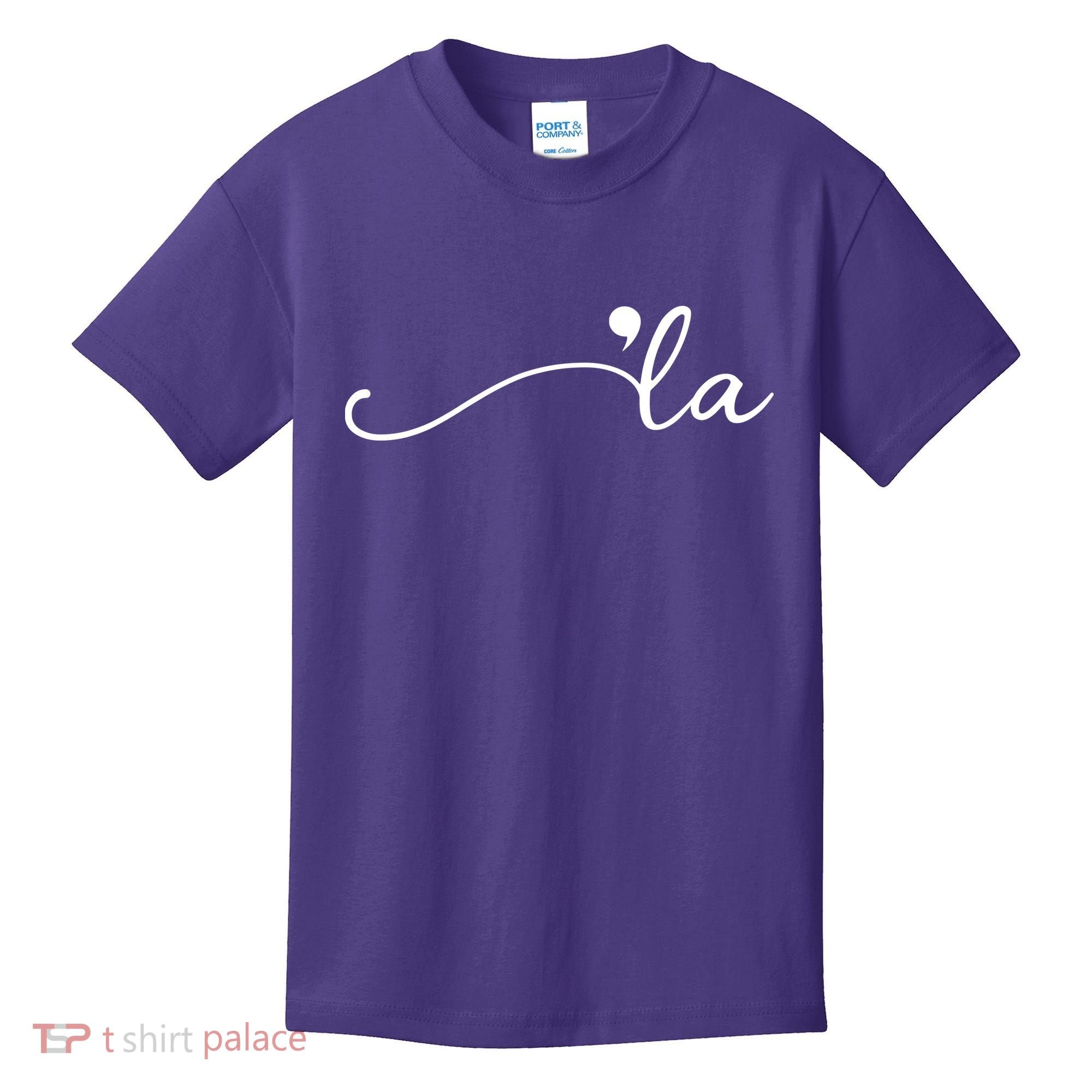 Kamala Harris Funny Comma La Eleciton Kids T-Shirt