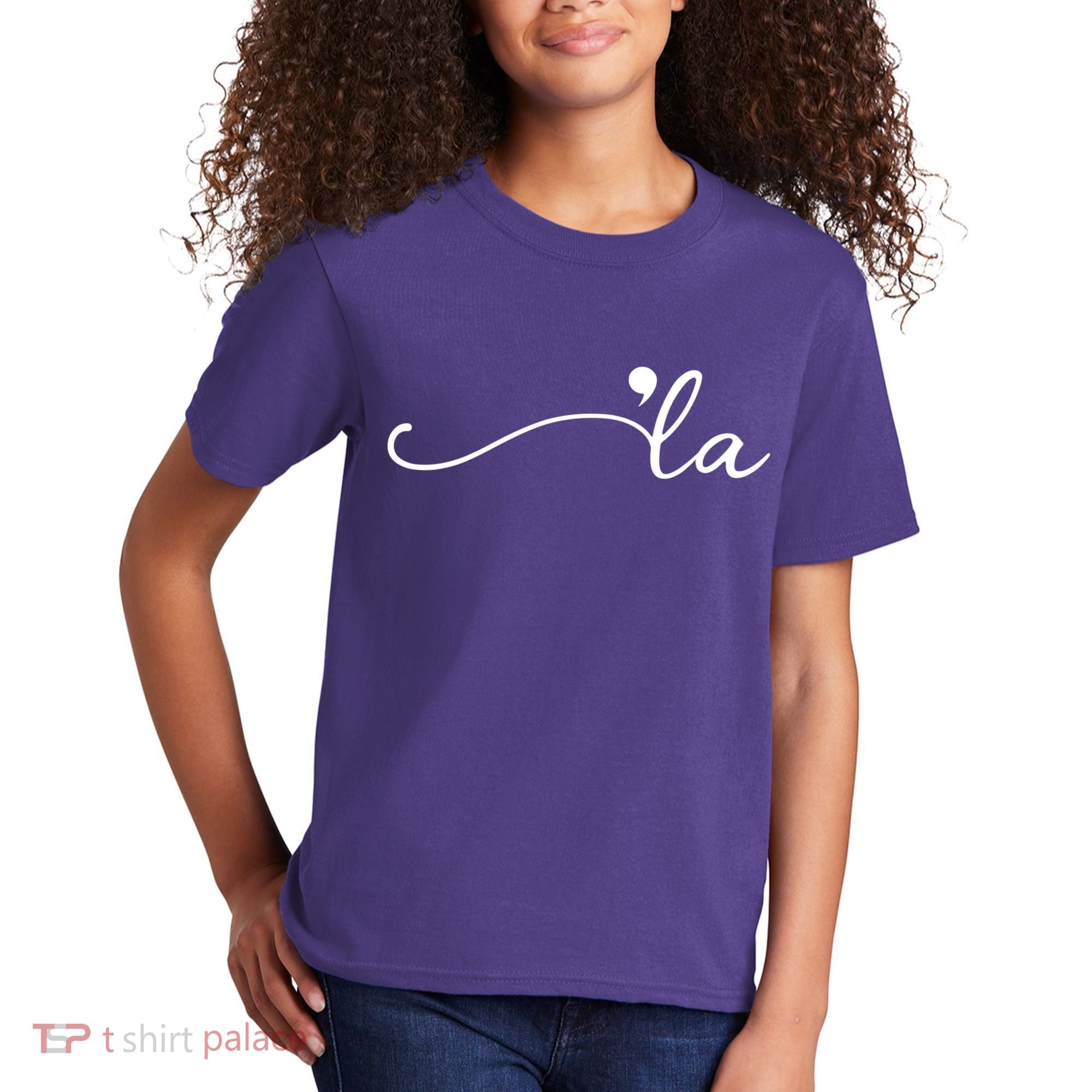 Kamala Harris Funny Comma La Eleciton Kids T-Shirt