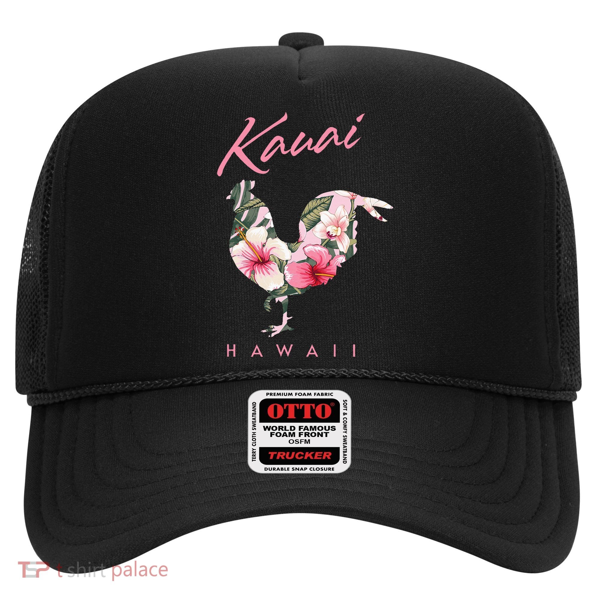 Kauai Hawaii Flower Hibiscus Chicken Lover Souvenir Hat