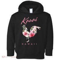 Kauai Hawaii Flower Hibiscus Chicken Lover Souvenir Toddler Hoodie thumb 0