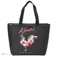 Kauai Hawaii Flower Hibiscus Chicken Lover Souvenir Tote Bag thumb 0