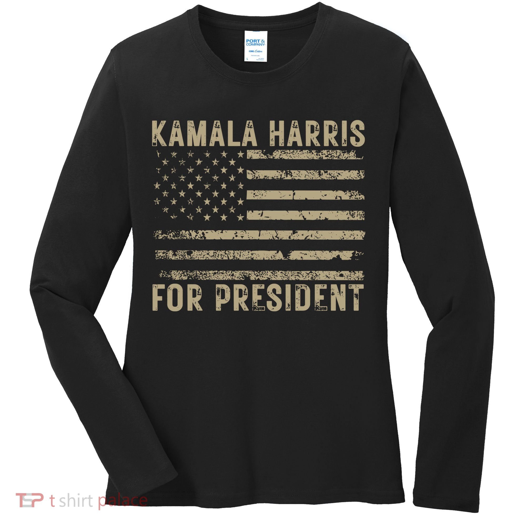 Kamala Harris For President 2024 Election Women's Long Sleeve Shirt