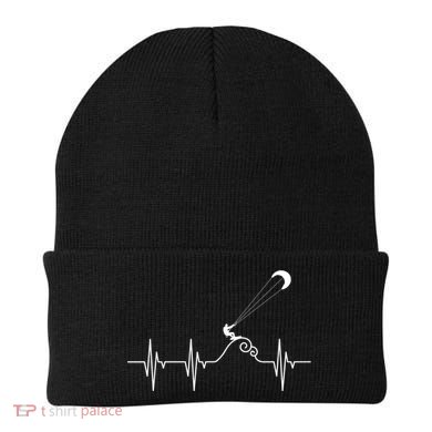 Kitesurfer Heartbeat Gift Kiteboard Kite Surfing Kiteboarding Gift Beanie