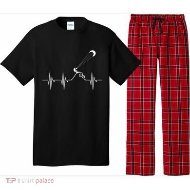 Kitesurfer Heartbeat Gift Kiteboard Kite Surfing Kiteboarding Gift Pajama Set