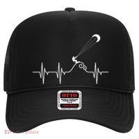 Kitesurfer Heartbeat Gift Kiteboard Kite Surfing Kiteboarding Gift Hat thumb 0