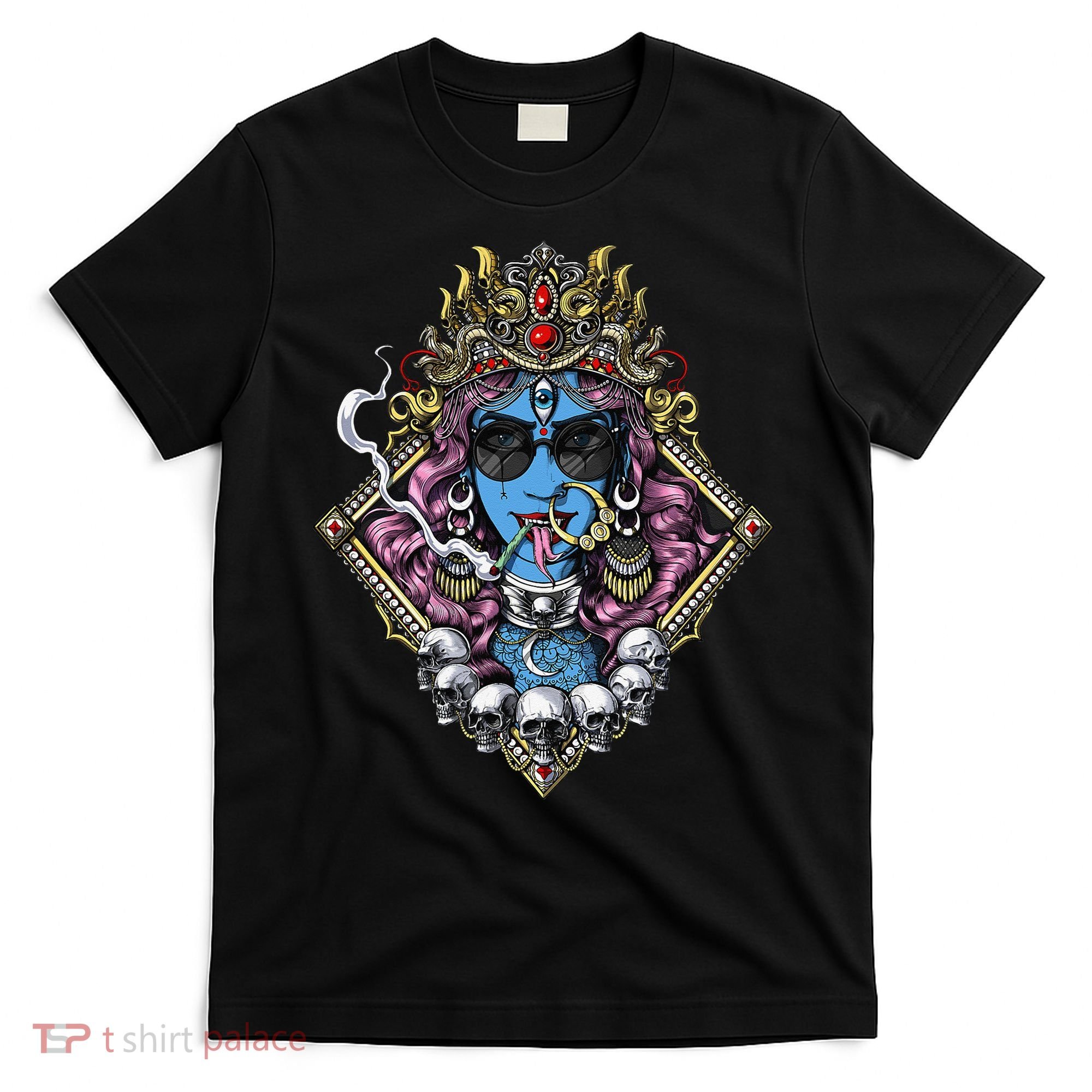 Kali Hindu Goddess Hinduism Deity God Spiritual Zen Gothic T-Shirt