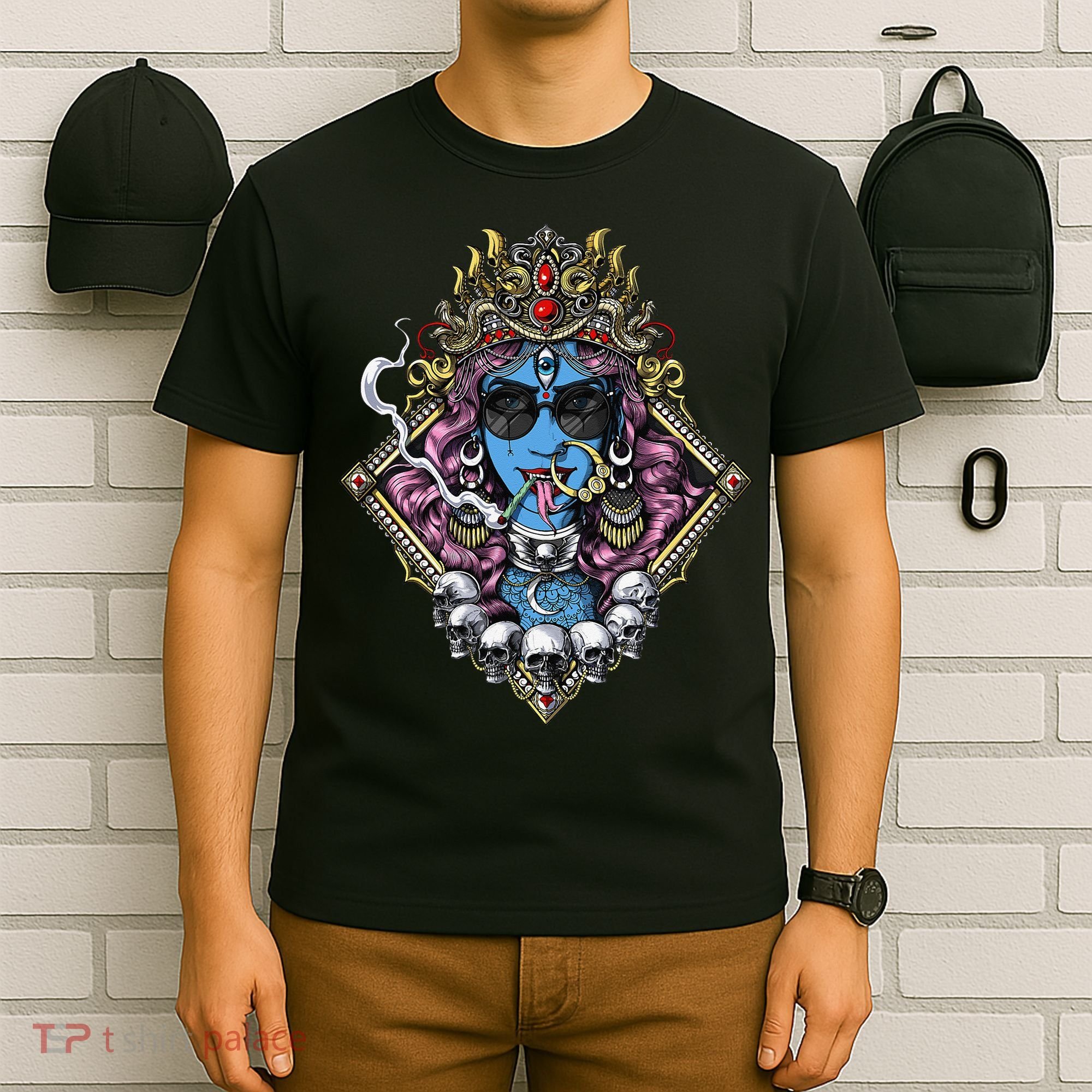 Kali Hindu Goddess Hinduism Deity God Spiritual Zen Gothic T-Shirt