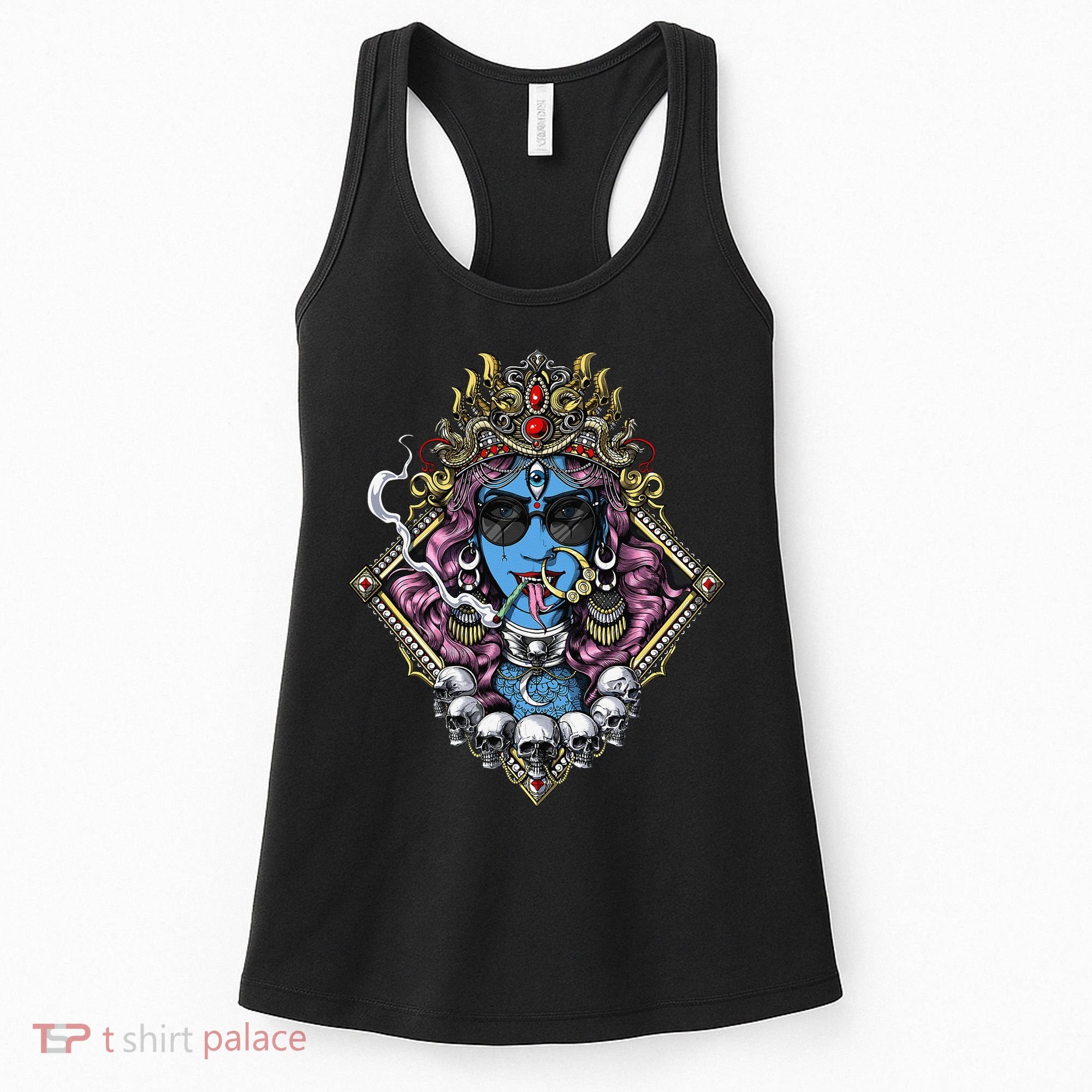 Kali Hindu Goddess Hinduism Deity God Spiritual Zen Gothic Women's Tank Top