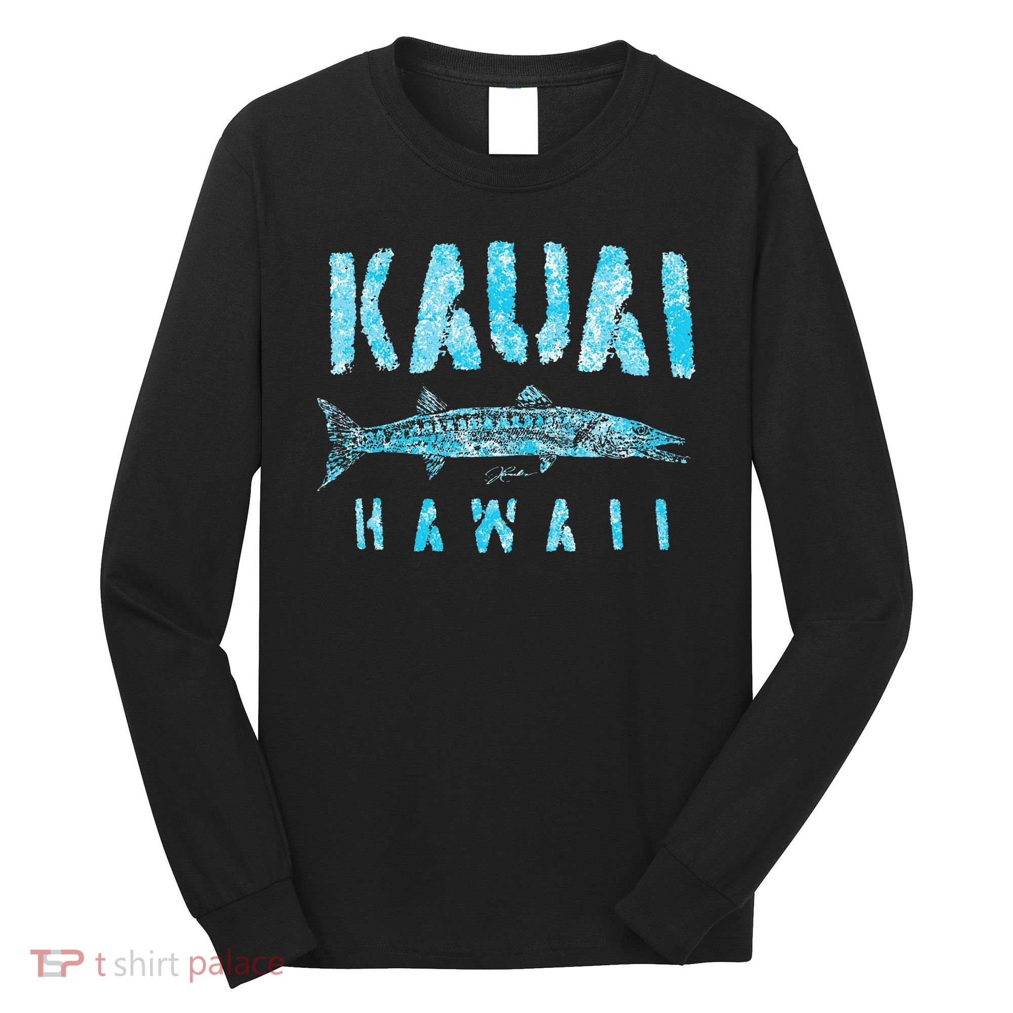 Kauai Hawaii Great Barracuda Long Sleeve Shirt
