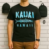 Kauai Hawaii Great Barracuda T-Shirt thumb 6