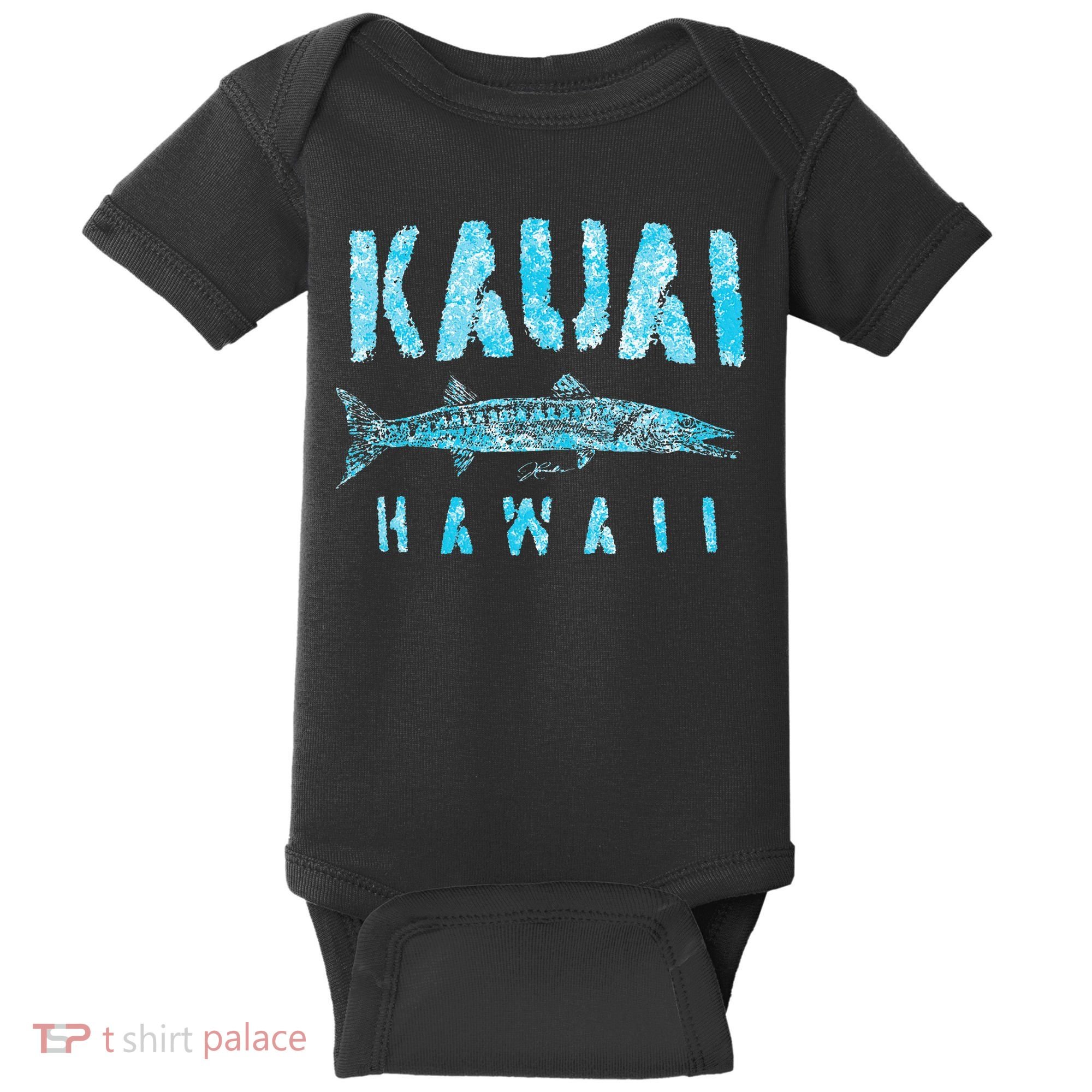 Kauai Hawaii Great Barracuda Baby Bodysuit