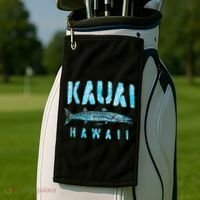 Kauai Hawaii Great Barracuda Golf Towel thumb 2
