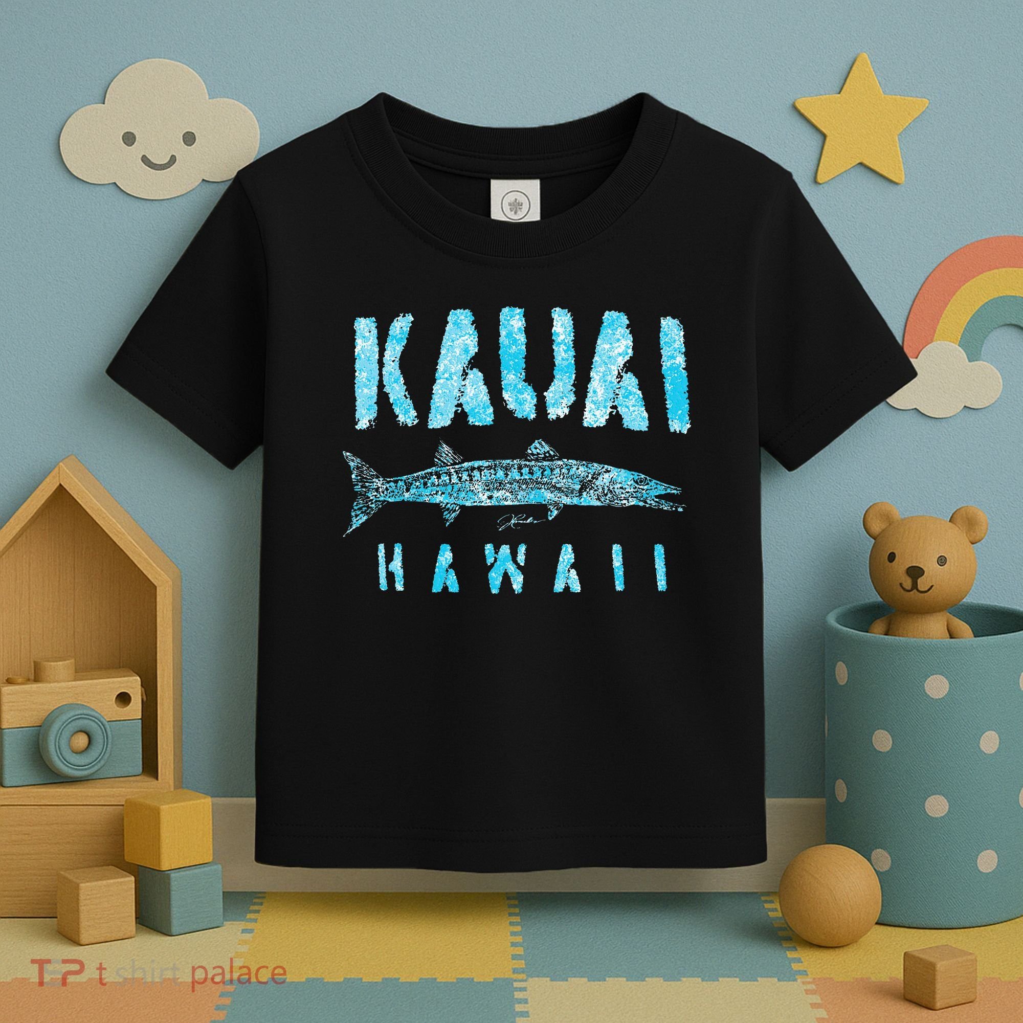 Kauai Hawaii Great Barracuda Toddler T-Shirt