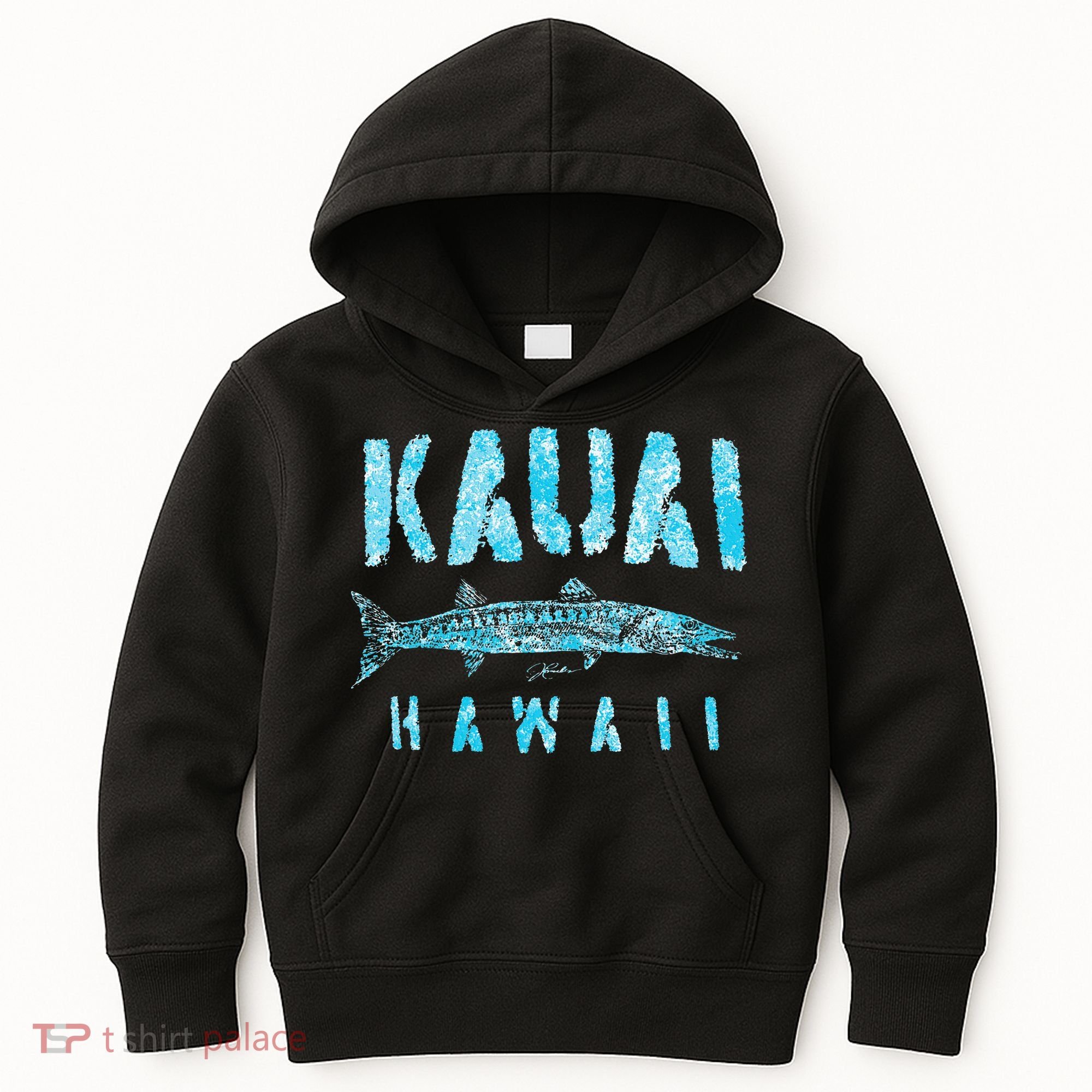 Kauai Hawaii Great Barracuda Kids Hoodie