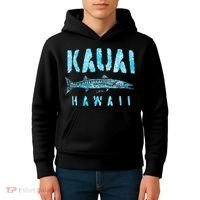 Kauai Hawaii Great Barracuda Kids Hoodie thumb 4