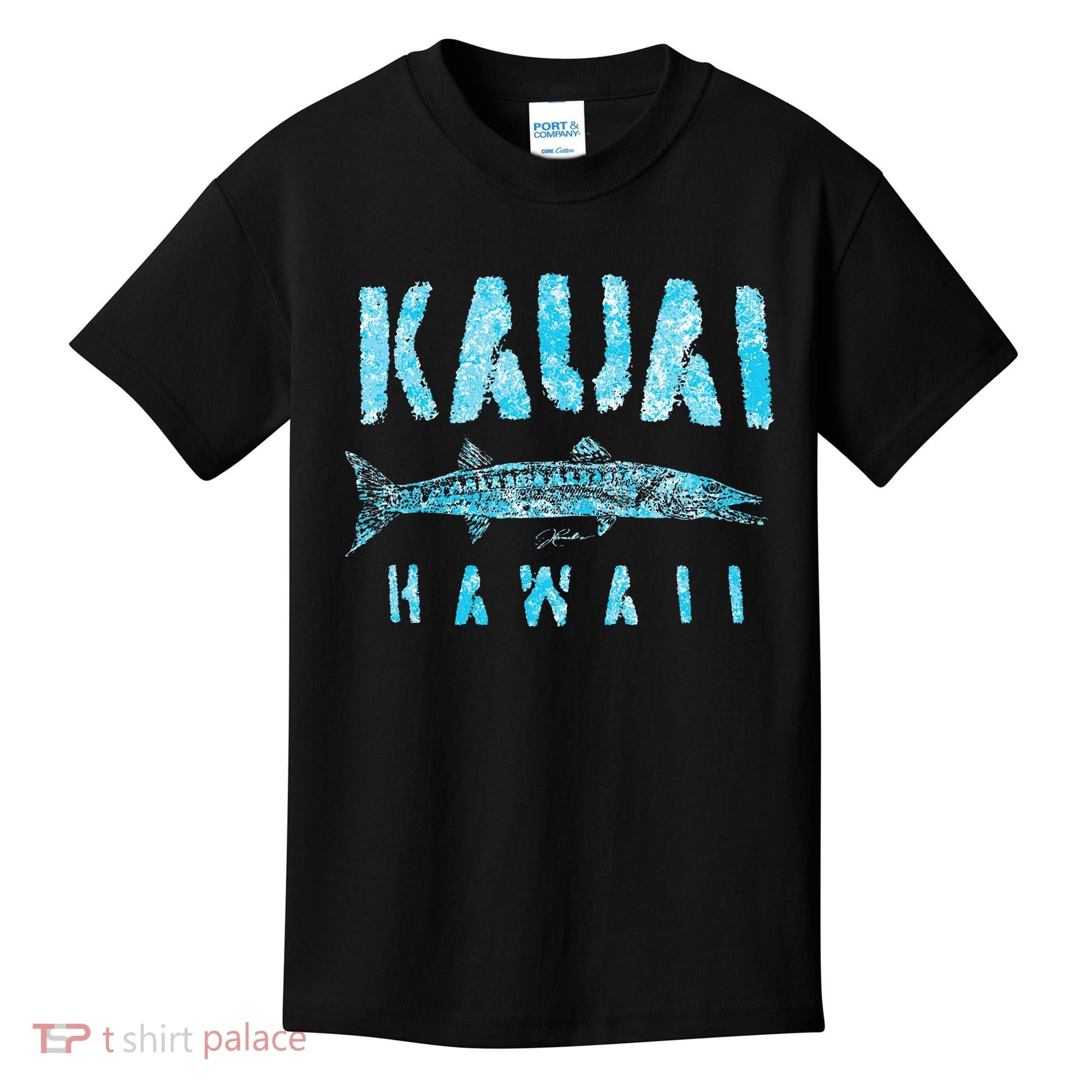 Kauai Hawaii Great Barracuda Kids T-Shirt