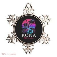 Kona Hawaii Hawaiian Hibiscus Flowers Surfer Souvenir Ornament thumb 0