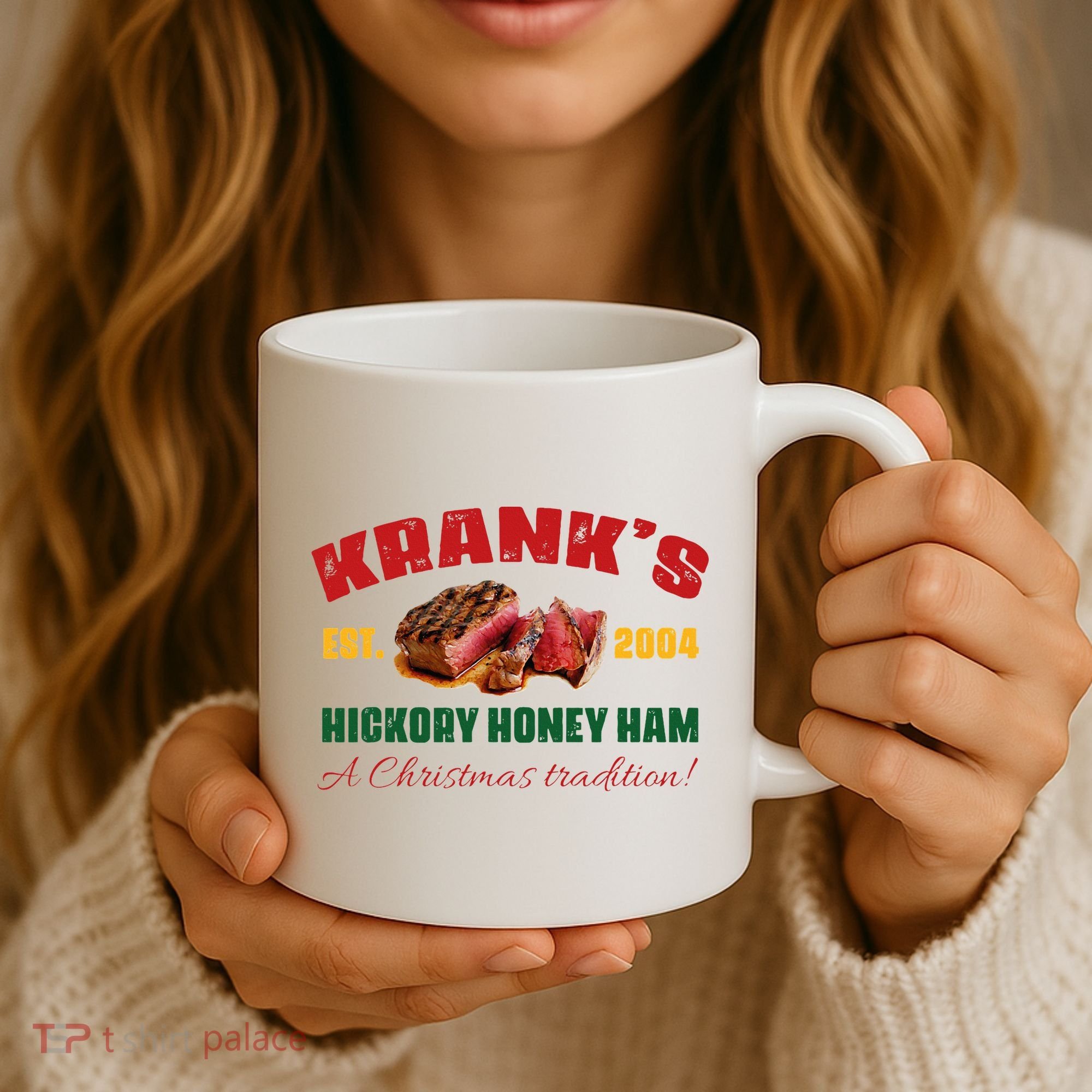 Krank's Hickory Honey Ham A Christmas Tradition Xmas Coffee Mug