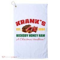 Krank's Hickory Honey Ham A Christmas Tradition Xmas Golf Towel thumb 0