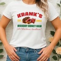 Krank's Hickory Honey Ham A Christmas Tradition Xmas Women's T-Shirt thumb 2